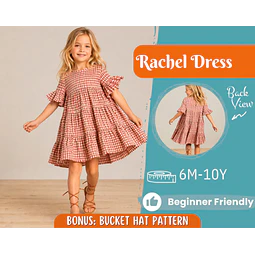 Dress Sewing Pattern for Kids, Dress Pattern, Kids Pattern, Summer Dress Pattern, Beginner Pattern, Sewing Pattern Toddlers, Baby Pattern