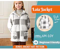 Coat Sewing Pattern for Kids, Girl Coat Pattern, Kids Pattern, PDF Pattern, Beginner Pattern, Sewing Pattern Toddlers, Kids Jacket Pattern