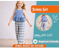Top and Pants Pattern for Kids, Top Pattern, Kids Pattern, PDF Pattern, Beginner Pattern, Sewing Pattern Toddlers, Pants Pattern