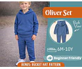 Hoodie and Pants Pattern for Kids, Hoodie Pattern, Kids Pattern, PDF Pattern, Beginner Pattern, Sewing Pattern Toddlers, Pants Pattern