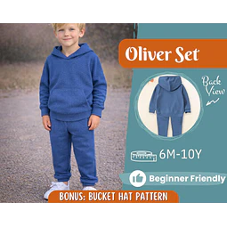 Hoodie and Pants Pattern for Kids, Hoodie Pattern, Kids Pattern, PDF Pattern, Beginner Pattern, Sewing Pattern Toddlers, Pants Pattern