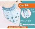 Baby Bib Sewing Pattern for Kids, Bib Pattern, Kids Pattern, Baby Bib, Beginner Pattern, Sewing Pattern Toddlers, Baby Pattern, PDF Pattern
