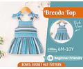 Top Sewing Pattern for Kids, Top Pattern, Kids Pattern, Girl Pattern, Beginner Pattern, Sewing Pattern Toddlers, PDF Pattern
