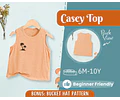 Top Sewing Pattern for Kids, Tank Top Pattern, Kids Pattern, PDF Pattern, Beginner Pattern, Sewing Pattern Toddlers, Kids Top Pattern