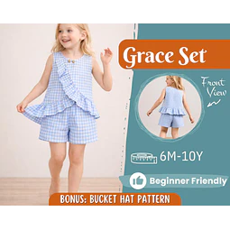 Top and Shorts Pattern for Kids, Top Pattern, Kids Pattern, PDF Pattern, Beginner Pattern, Sewing Pattern Toddlers, Shorts Pattern, Easy Top