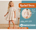 Dress Sewing Pattern for Kids, Dress Pattern, Kids Pattern, Summer Dress Pattern, Beginner Pattern, Sewing Pattern Toddlers, Baby Pattern