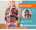 Jacket Sewing Pattern for Kids, Shirt Jacket Pattern, Kids Pattern, PDF Pattern, Beginner Pattern, Sewing Pattern Toddlers, Shirt Pattern