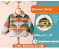 Jacket Sewing Pattern for Kids, Jacket Pattern, Kids Sewing Pattern, PDF Pattern, Beginner Pattern, Sewing Pattern Toddlers, Coat Pattern