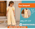 Overalls Sewing Pattern for Kids, Overalls Pattern, Kids Pattern, Jumpsuit Pattern, Beginner Pattern, Sewing Pattern Toddlers, Baby Pattern