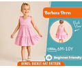 Dress Sewing Pattern for Kids, Dress Pattern, Kids Pattern, Girl Dress Pattern, Beginner Pattern, Sewing Pattern Toddlers, PDF Pattern