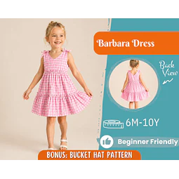 Dress Sewing Pattern for Kids, Dress Pattern, Kids Pattern, Girl Dress Pattern, Beginner Pattern, Sewing Pattern Toddlers, PDF Pattern