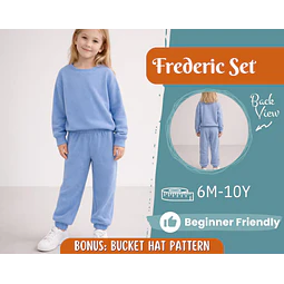 Hoodie and Pants Pattern for Kids, Hoodie Pattern, Kids Pattern, PDF Pattern, Beginner Pattern, Sewing Pattern Toddlers, Pants Pattern