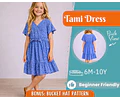 Dress Sewing Pattern for Kids, Dress Pattern, Kids Pattern, Girl Dress Pattern, Beginner Pattern, Sewing Pattern Toddlers, PDF Pattern