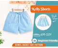 Kids Shorts Sewing Pattern, Shorts Pattern, Kids Pattern, Sewing Pattern, Beginner Pattern, Sewing Pattern Toddlers, Baby Sewing Pattern