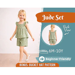 Top and Shorts Pattern for Kids, Top Pattern, Kids Pattern, PDF Pattern, Beginner Pattern, Sewing Pattern Toddlers, Shorts Pattern, Easy Top