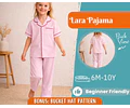 Pajama Sewing Pattern for Kids, Kids Shirt Pattern, Kids Pattern, PDF Pattern, Beginner Pattern, Sewing Pattern Toddlers, Pants Pattern