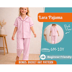 Pajama Sewing Pattern for Kids, Kids Shirt Pattern, Kids Pattern, PDF Pattern, Beginner Pattern, Sewing Pattern Toddlers, Pants Pattern