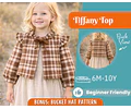 Girl Blouse Pattern, Sewing Pattern for Kids, Kids Pattern, Toddler Blouse Pattern, Beginner Pattern, Sewing Pattern Toddlers, Top Pattern