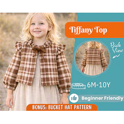 Girl Blouse Pattern, Sewing Pattern for Kids, Kids Pattern, Toddler Blouse Pattern, Beginner Pattern, Sewing Pattern Toddlers, Top Pattern