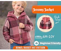 Jacket Sewing Pattern for Kids, Jacket Pattern, Kids Sewing Pattern, PDF Pattern, Beginner Pattern, Sewing Pattern Toddlers, Kids Pattern