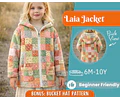 Coat Sewing Pattern for Kids, Girl Coat Pattern, Kids Pattern, PDF Pattern, Beginner Pattern, Sewing Pattern Toddlers, Quilted Coat Pattern