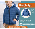 Jacket Sewing Pattern for Kids, Jacket Pattern, Kids Pattern, PDF Pattern, Beginner Pattern, Sewing Pattern Toddlers, Kids Coat Pattern