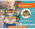 Jacket Sewing Pattern for Kids, Jacket Pattern, Kids Sewing Pattern, PDF Pattern, Beginner Pattern, Sewing Pattern Toddlers, Coat Pattern