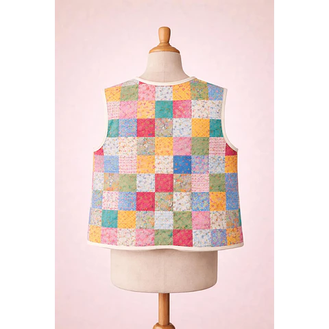 Quilted Vest Sewing Pattern for Kids, Front Lace Vest, Kids Pattern, PDF Pattern, Beginner Pattern, Sewing Pattern Toddlers, Quilted Pattern