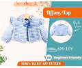 Girl Blouse Pattern, Sewing Pattern for Kids, Kids Pattern, Toddler Blouse Pattern, Beginner Pattern, Sewing Pattern Toddlers, Top Pattern