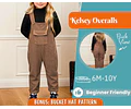 Overalls Sewing Pattern for Kids, Overalls Pattern, Kids Pattern, Jumpsuit Pattern, Beginner Pattern, Sewing Pattern Toddlers, Baby Pattern