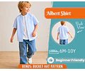 Shirt Sewing Pattern for Kids, Boy's Shirt Pattern, Kids Pattern, PDF Pattern, Beginner Pattern, Sewing Pattern Toddlers, Kids Shirt Pattern
