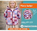 Jacket Sewing Pattern for Kids, Jacket Pattern, Kids Sewing Pattern, PDF Pattern, Beginner Pattern, Sewing Pattern Toddlers, Coat Pattern