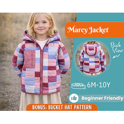 Jacket Sewing Pattern for Kids, Jacket Pattern, Kids Sewing Pattern, PDF Pattern, Beginner Pattern, Sewing Pattern Toddlers, Coat Pattern