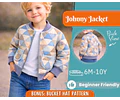 Quilted Jacket Pattern for Kids, Jacket Pattern, Kids Pattern, PDF Pattern, Beginner Pattern, Sewing Pattern Toddlers, Jacket Sewing Pattern