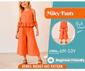 Pants Sewing Pattern for Kids, Elastic Waistband Pants Pattern, Kids Pattern, Baby Sewing Pattern, Beginner Pattern, Sewing Pattern Toddlers