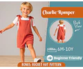 Romper Sewing Pattern for Kids, Romper Pattern, Kids Pattern, Overall Pattern, Beginner Pattern, Sewing Pattern Toddlers, Baby Pattern