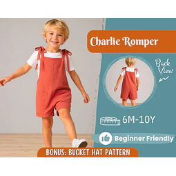 Romper Sewing Pattern for Kids, Romper Pattern, Kids Pattern, Overall Pattern, Beginner Pattern, Sewing Pattern Toddlers, Baby Pattern