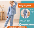 Pajama Sewing Pattern for Kids, Kids Shirt Pattern, Kids Pattern, PDF Pattern, Beginner Pattern, Sewing Pattern Toddlers, Pants Pattern