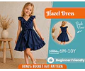 Dress Sewing Pattern for Kids, Dress Pattern, Kids Pattern, Girl Dress Pattern, Beginner Pattern, Sewing Pattern Toddlers, PDF Pattern