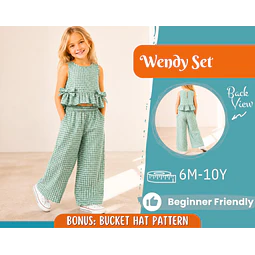 Top and Pants Pattern for Kids, Top Pattern, Kids Pattern, PDF Pattern, Beginner Pattern, Sewing Pattern Toddlers, Pants Pattern