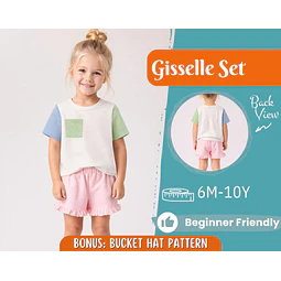 Top and Shorts Pattern for Kids, Top Pattern, Kids Pattern, PDF Pattern, Beginner Pattern, Sewing Pattern Toddlers, Shorts Pattern, Easy Top