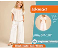 Top and Pants Pattern for Kids, Top Pattern, Kids Pattern, PDF Pattern, Beginner Pattern, Sewing Pattern Toddlers, Pants Pattern