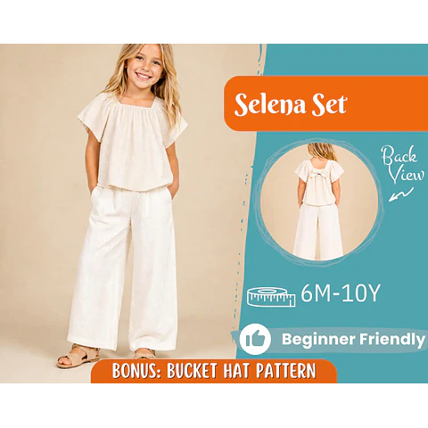 Top and Pants Pattern for Kids, Top Pattern, Kids Pattern, PDF Pattern, Beginner Pattern, Sewing Pattern Toddlers, Pants Pattern