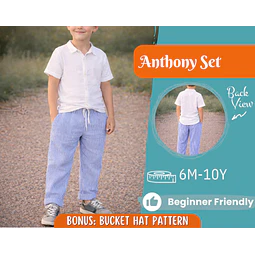 Shirt and Pants Pattern for Kids, Shirt Pattern, Kids Pattern, PDF Pattern, Beginner Pattern, Sewing Pattern Toddlers, Pants Pattern