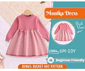 Dress Sewing Pattern for Kids, Dress Pattern, Kids Pattern, Easy PDF Pattern, Beginner Pattern, Sewing Pattern Toddlers, Baby Pattern