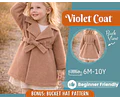 Coat Sewing Pattern for Kids, Coat Pattern, Kids Pattern, PDF Pattern, Beginner Pattern, Sewing Pattern Toddlers, Kids Jacket Pattern