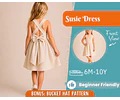 Dress Sewing Pattern for Kids, Dress Pattern, Kids Pattern, Summer Dress Pattern, Beginner Pattern, Sewing Pattern Toddlers, Baby Pattern