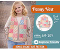 Vest Sewing Pattern for Kids, Kids Vest, Kids Pattern, PDF Pattern, Beginner Pattern, Sewing Pattern Toddlers, Quilted Vest Pattern