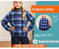 Jacket Sewing Pattern for Kids, Jacket Pattern, Kids Pattern, PDF Pattern, Beginner Pattern, Sewing Pattern Toddlers, Jacket Kids Pattern