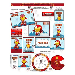 Kit Imprimible Ironman Editable